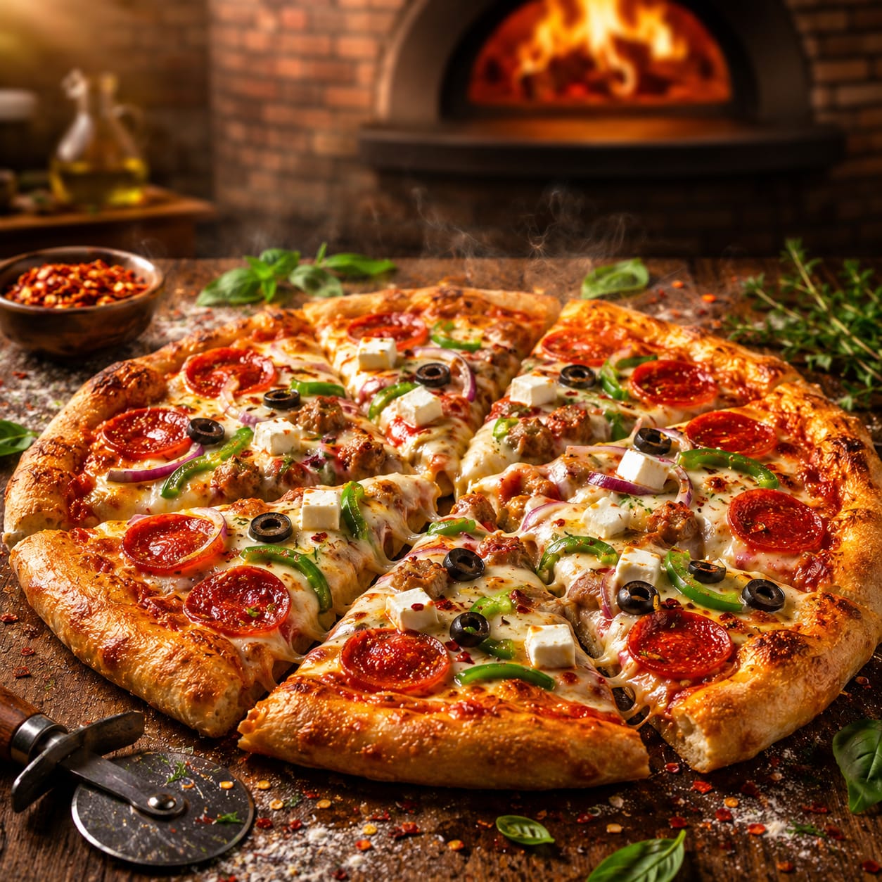 Cheesy Fully Loaded Pizza [8 inches]