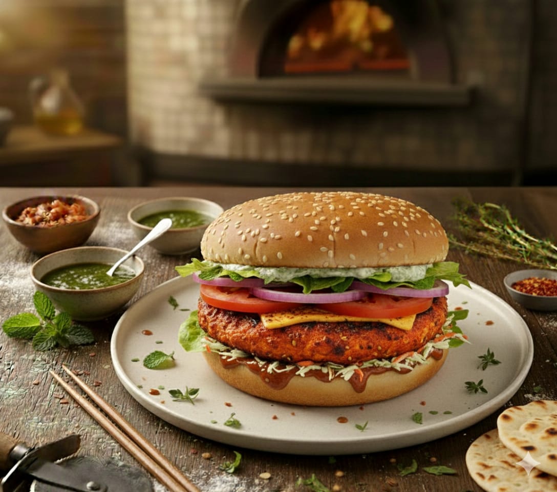 Big Tandoori Fusion burger