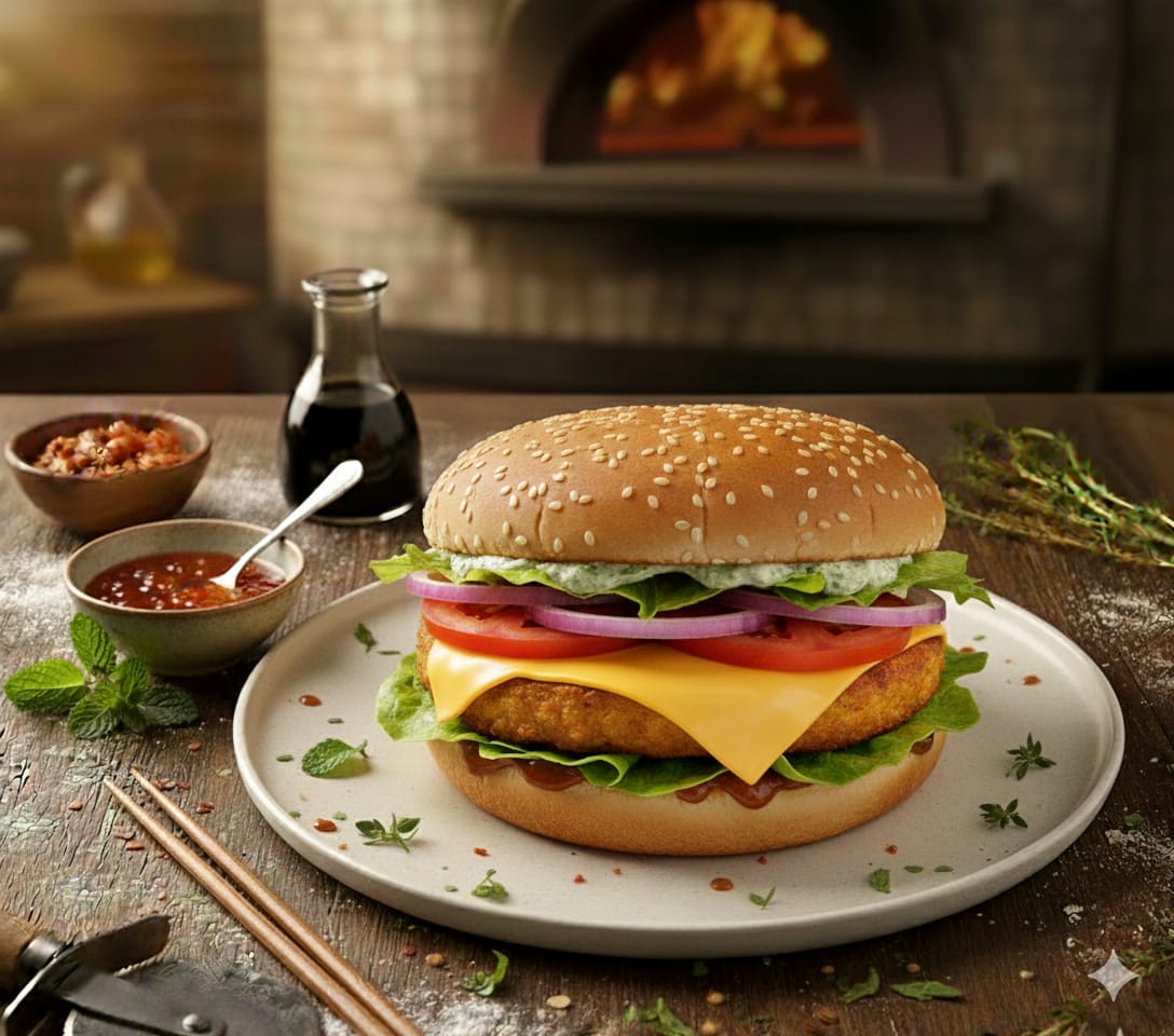 Big Yummy Cheesy Burger