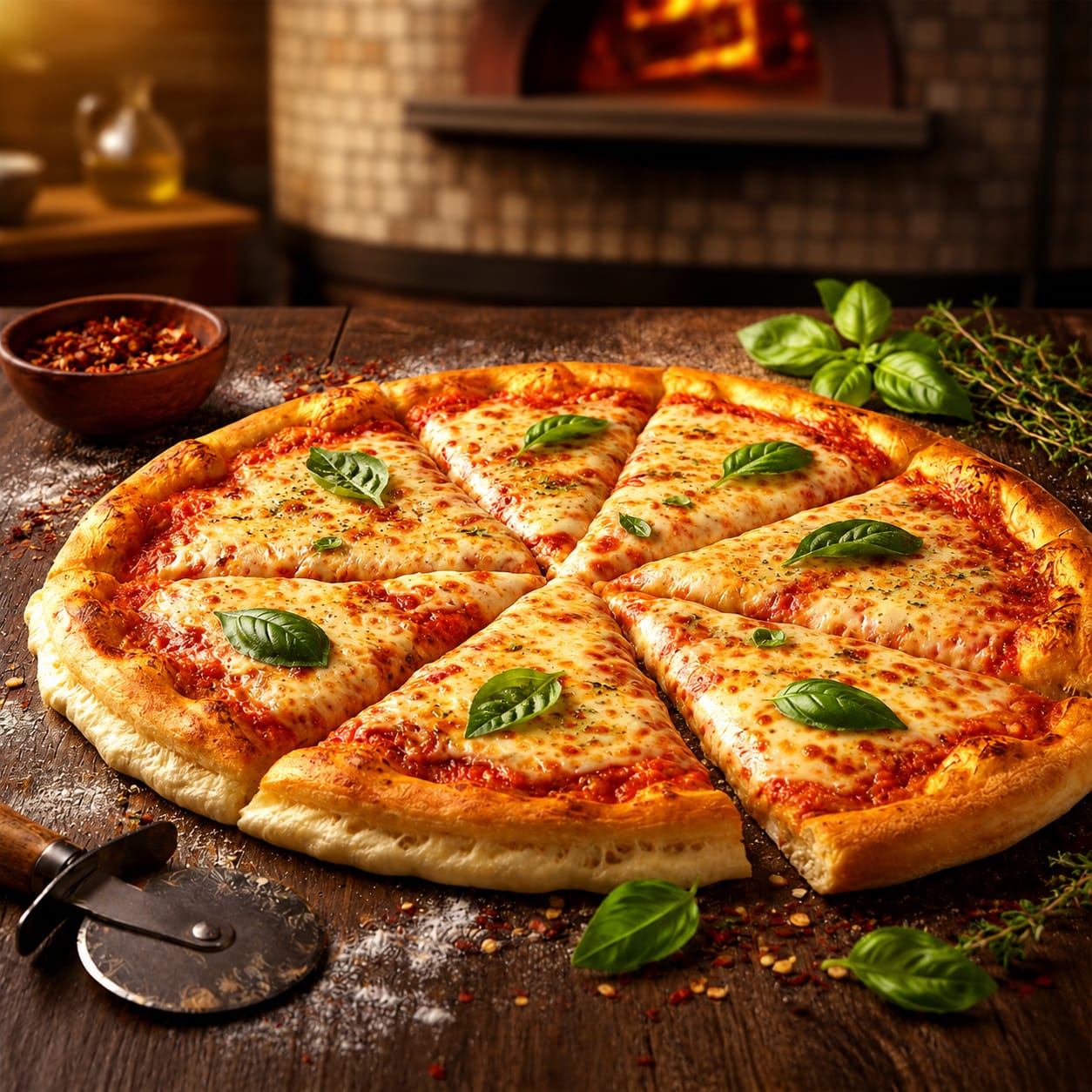 Cheesy Margherita Pizza [8 inches]